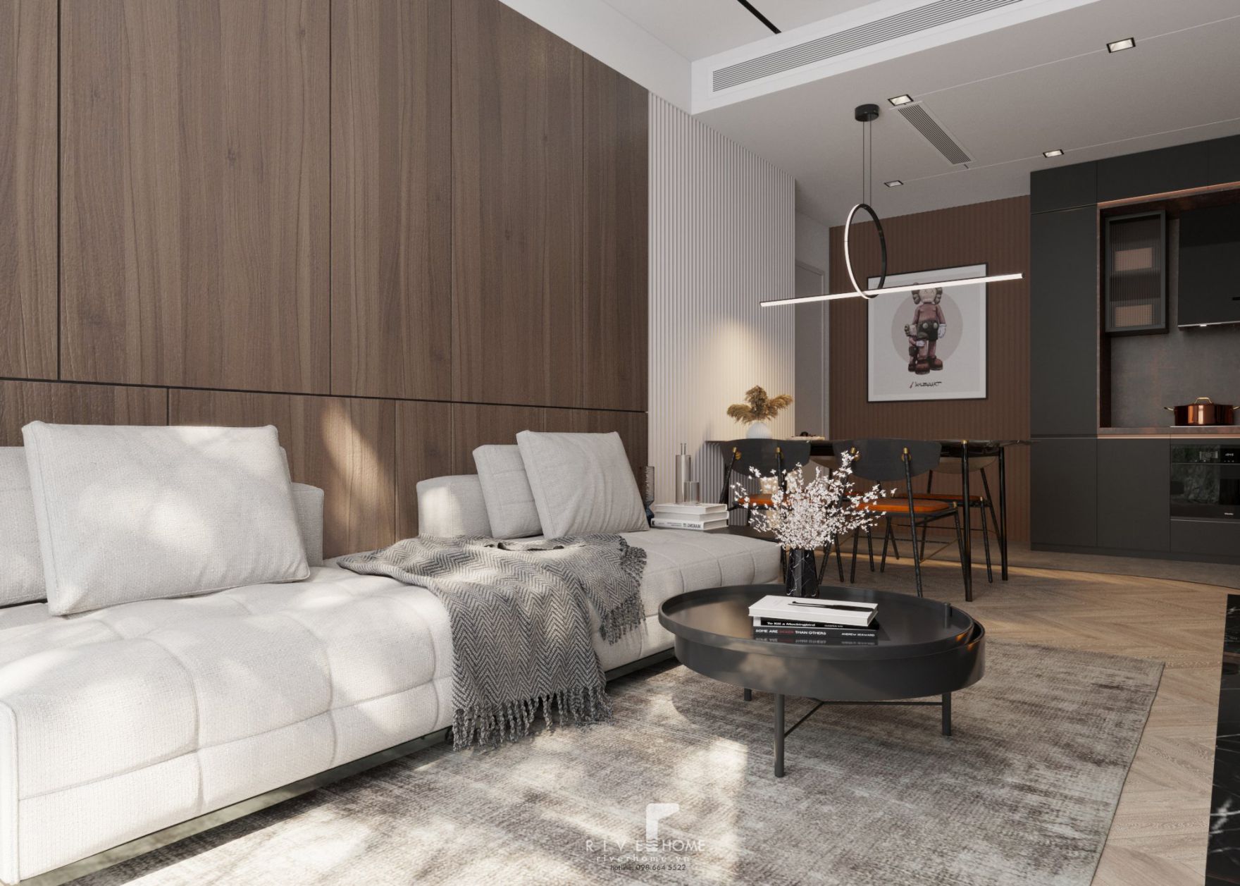Thiết kế nội thất chung cư Matrix One phong cách hiện đại
