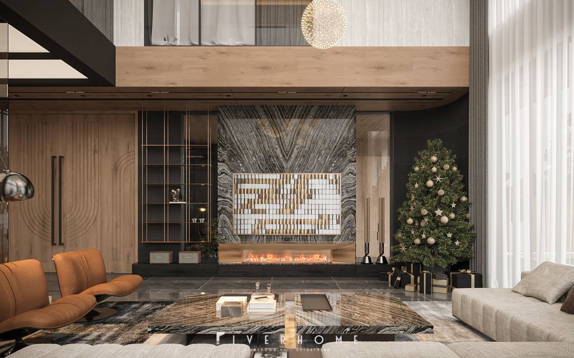 Thiết kế nội thất biệt thự 600m2 tại Hải Dương - Mr. Tùng