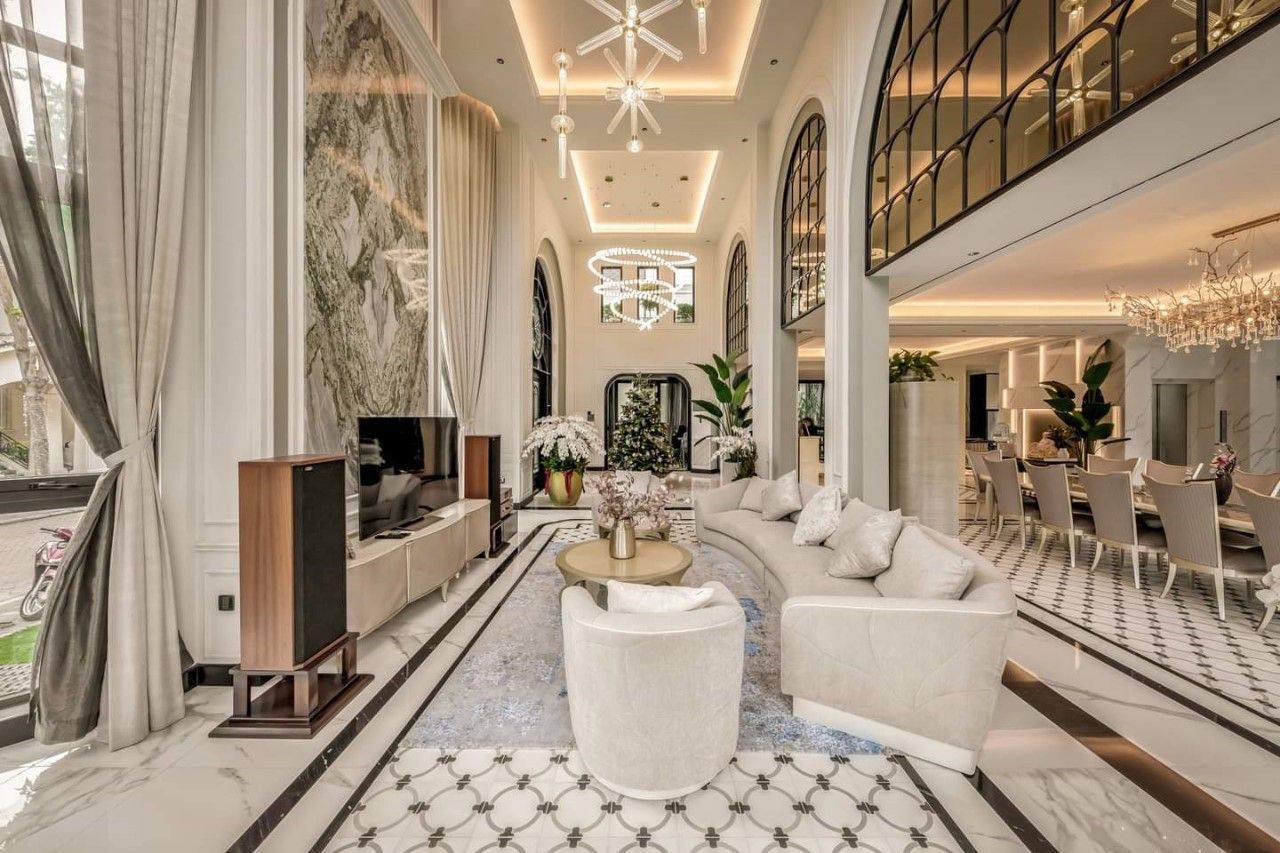 Thiết kế biệt thự phong cách Luxury – không gian sống đẳng cấp